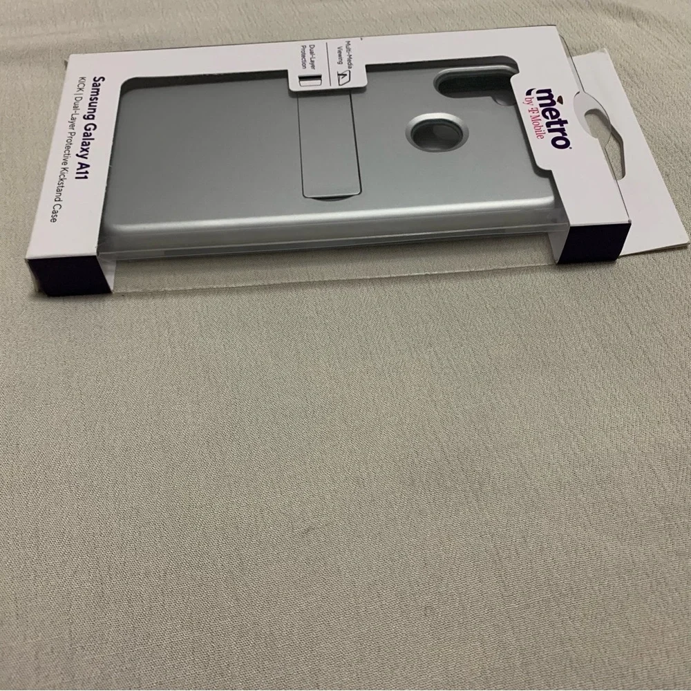 Samsung Galaxy A11 KICK | Dual-Layer Protective Kickstand Case Metro by T-Mobile
